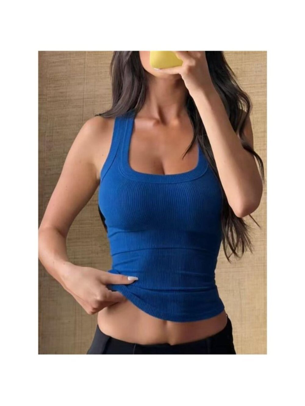 Ribbed Solid Color Tank - Picture 12 of 14